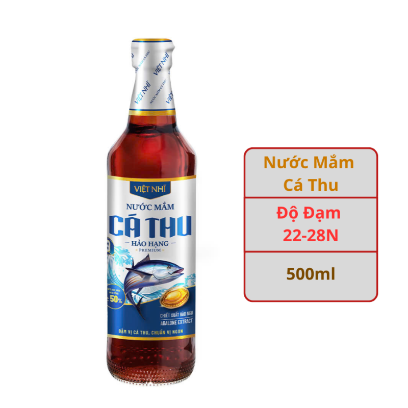 Nước Mắm Cá Thu Hảo Hạng Chiết Xuất Bào Ngư