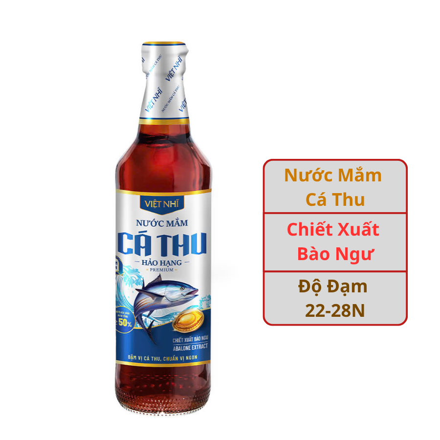 Nước Mắm Cá Thu Hảo Hạng Chiết Xuất Bào Ngư
