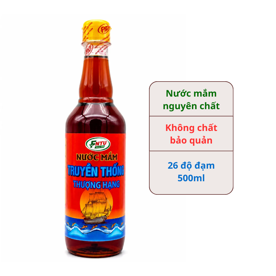 Nước mắm truyền thống Thượng hạng (chai 500ml)