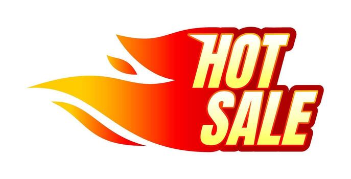 hot-sale-fire-icon-label-isolated-on-white-background-illustration-vector