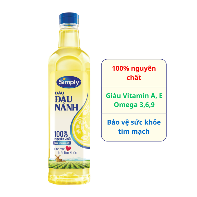 Dầu đậu nành Simply 1L