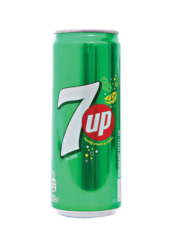 Nước ngọt 7 Up vị chanh lon 320ml