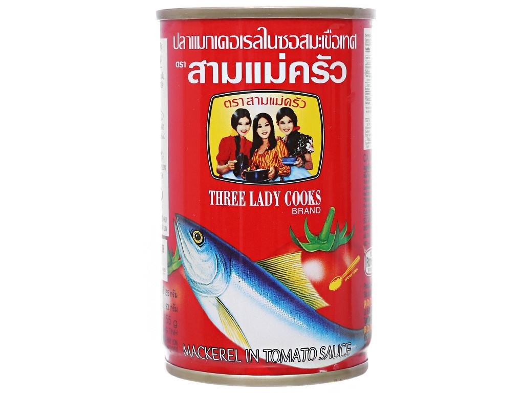 Cá mồi trích nục 3 cô gái 155g