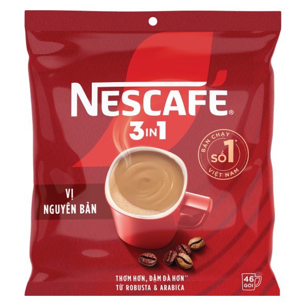 Cafe Nescafé 3in1 Nguyên Bản 16gx46 gói