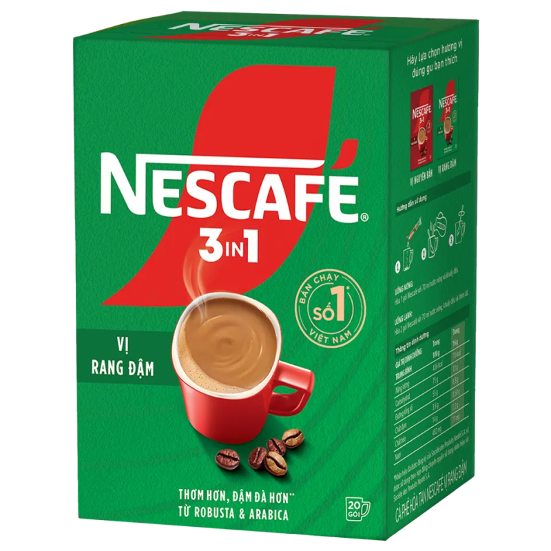 Cafe Nescafe 3in1 Rang Đậm 16gx46