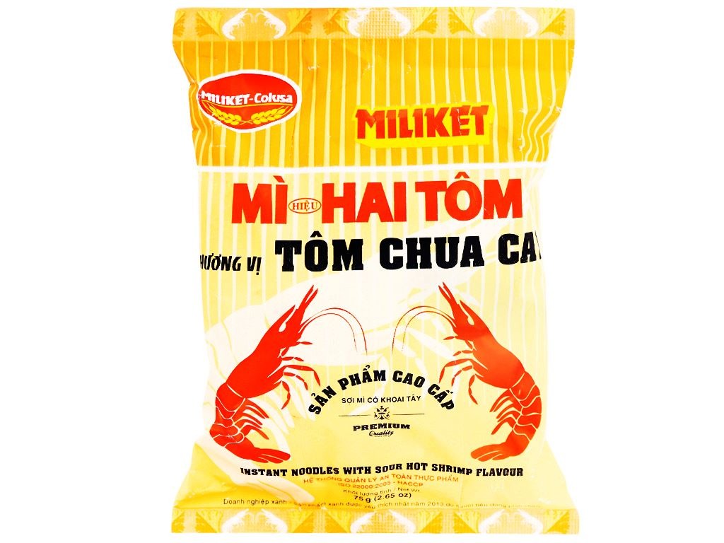 Mì Sa Tế Tôm Chua Cay 75g