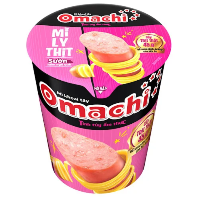 Mì ly Thịt Omachi Sườn Hầm 115g
