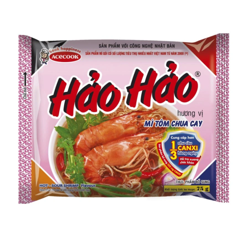 Mì tôm chua Hảo Hảo ACE 75g