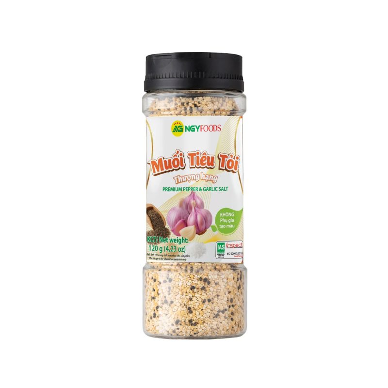 Muối tiêu tỏi thượng hạng 120g