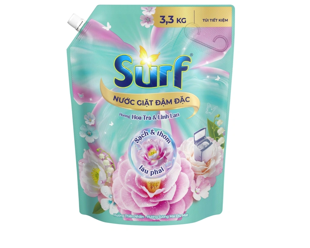Nước giặt Surf Hương Mát Dịu 3.5kg