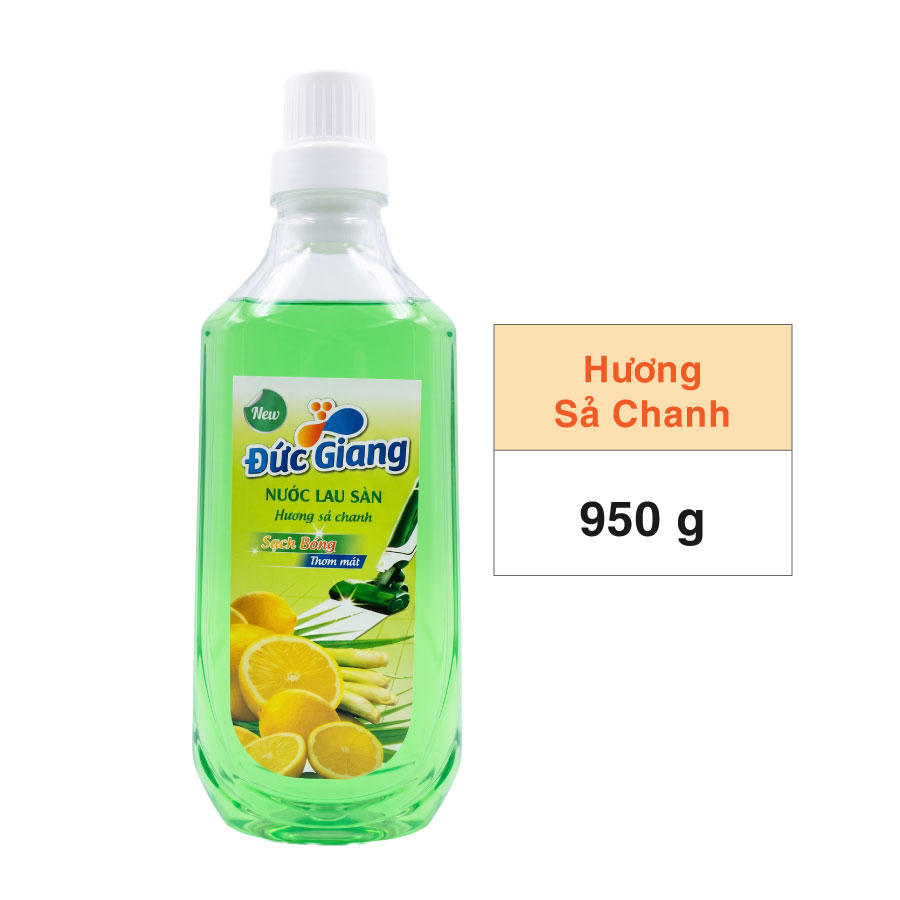 Nước Lau Sàn Đức Giang Hương Sả Chanh 950g