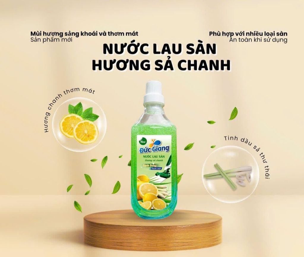 Nước lau sàn ĐG sả chanh 950g