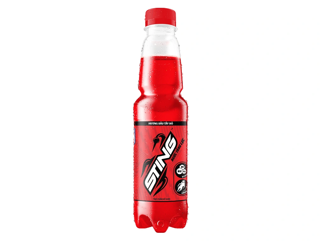 Nước Ngọt Tăng Lực Sting Dâu 330ml