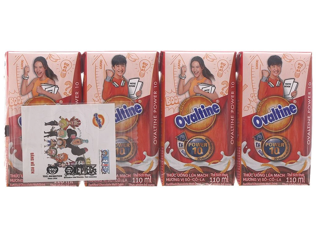 Ovaltine Sữa Cacao Lúa Mạch 110mlx4