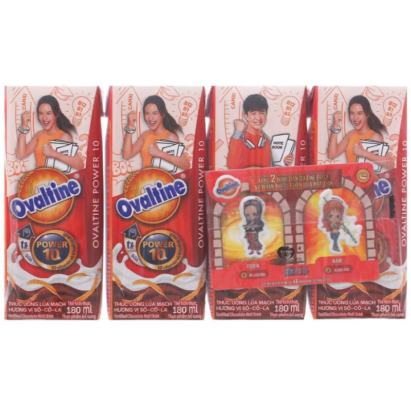 Ovaltine Sữa Cacao Lúa Mạch 180mlx4