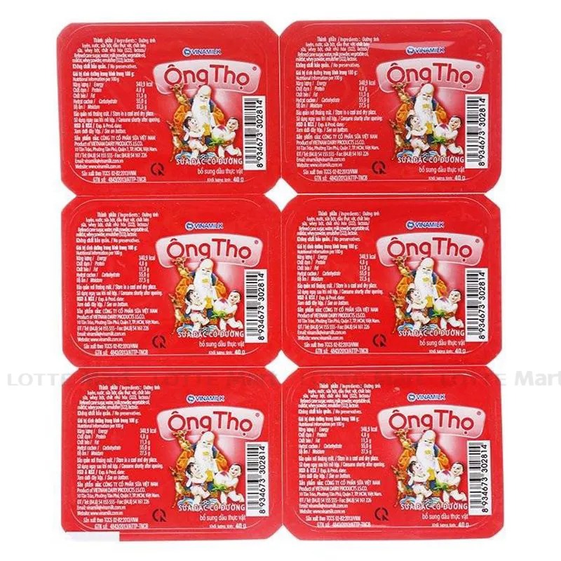 Sữa Đặc Ông Thọ đỏ 40g (Vỉ 6)