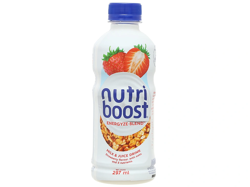 Sữa trái cây Nutriboost hương dâu 297ml