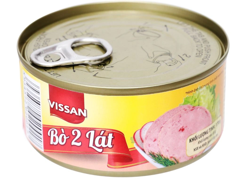 Thịt Bò 2 Lát Vissan 170g