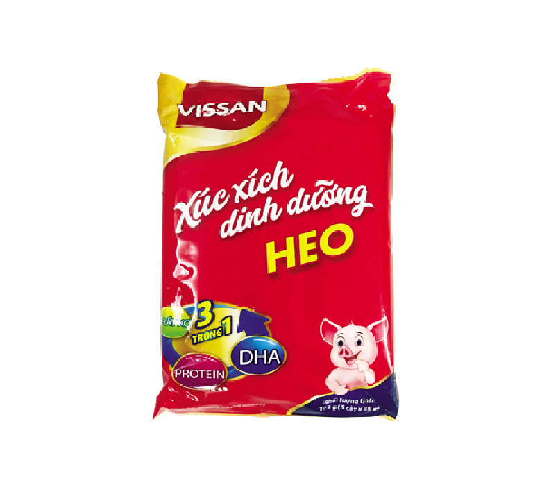Xúc xích tiệt trùng Dinh Dưỡng DHA -Heo 35g