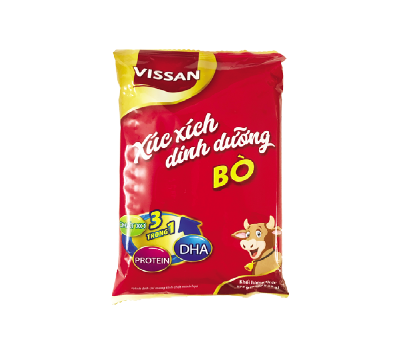 Xúc xích tiệt trùng Dinh Dưỡng DHA bò 35g