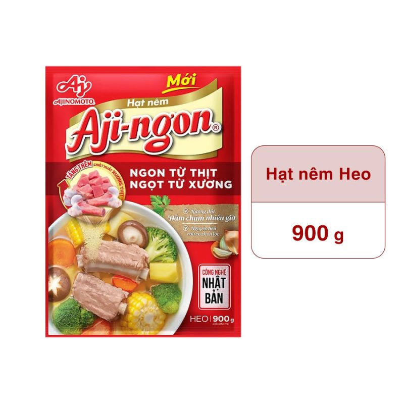 Hạt nêm Aji-Ngon Heo 900g