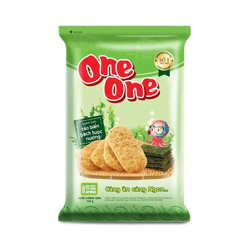 Bánh gạo One One Rong Biển 104g