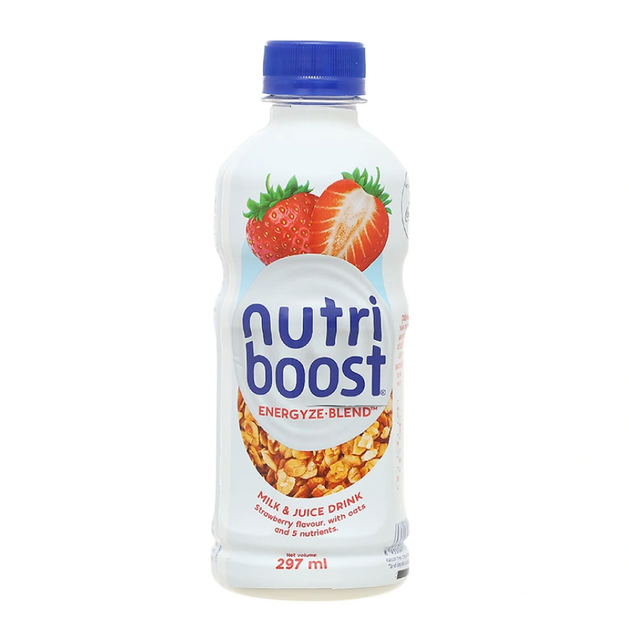 Sữa trái cây Nutriboost hương Dâu 297ml