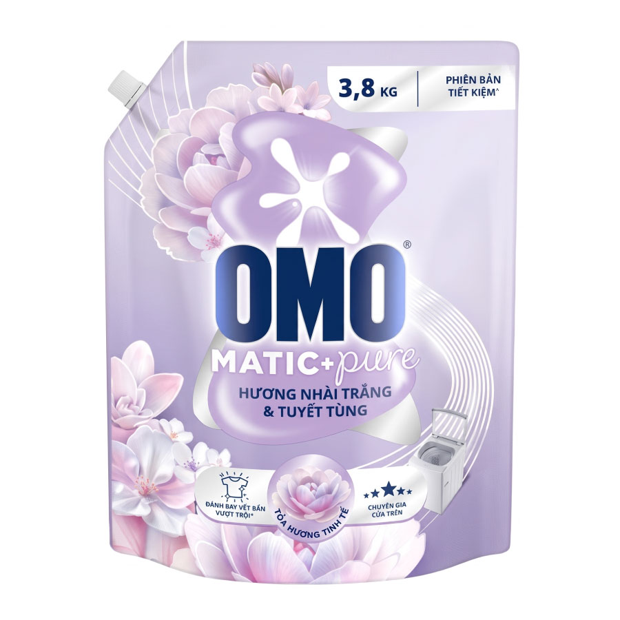 Nước giặt OMO Cửa Trên Tuyết Tùng 3.8kg