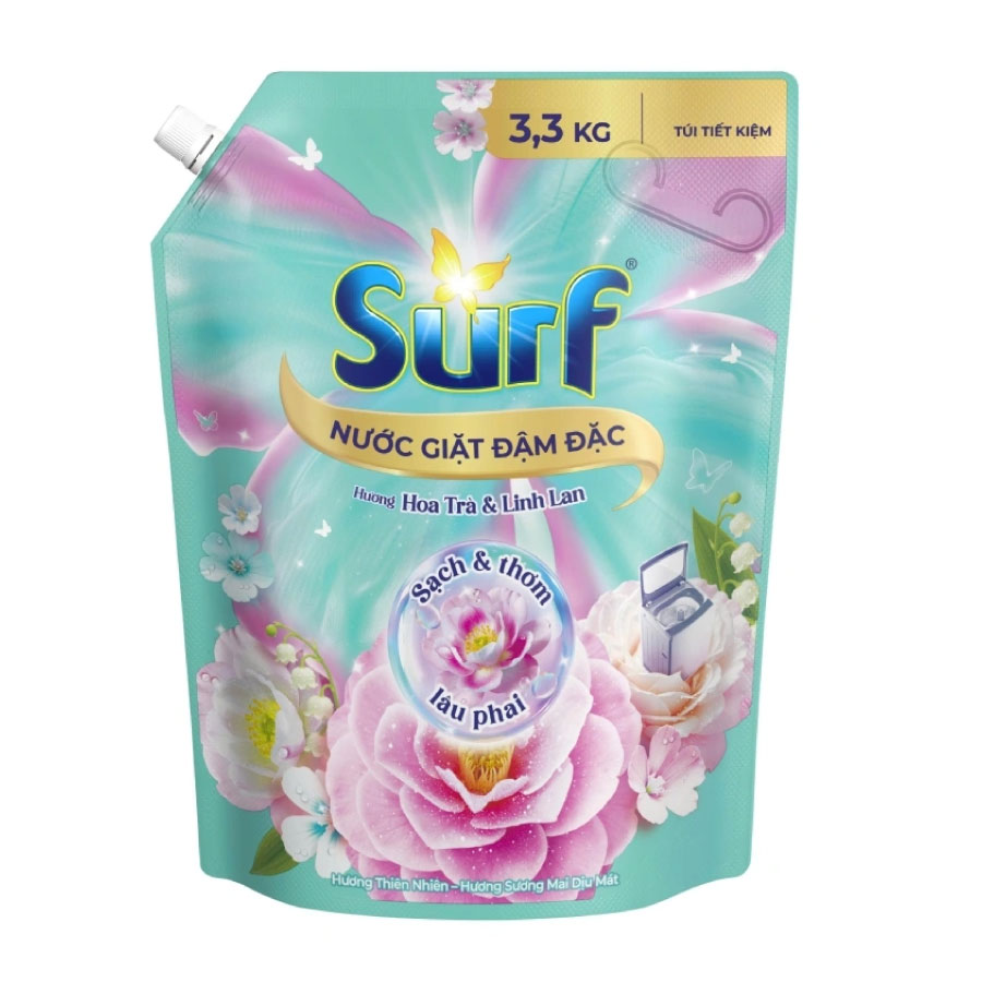 Nước giặt Surf Hương Mát Dịu 3.5kg