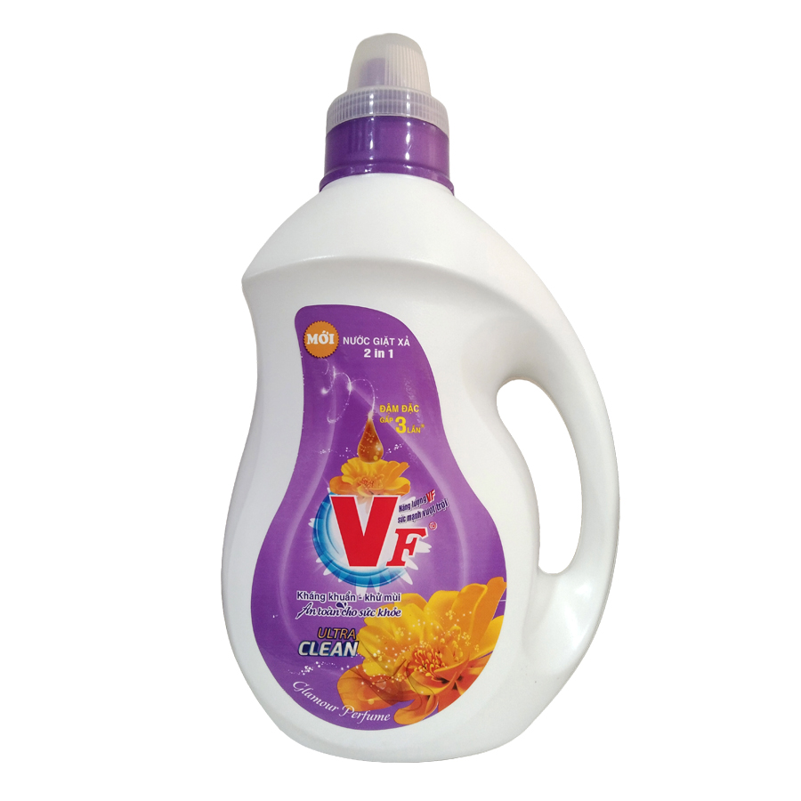Nước giặt xả VF can tím 2kg