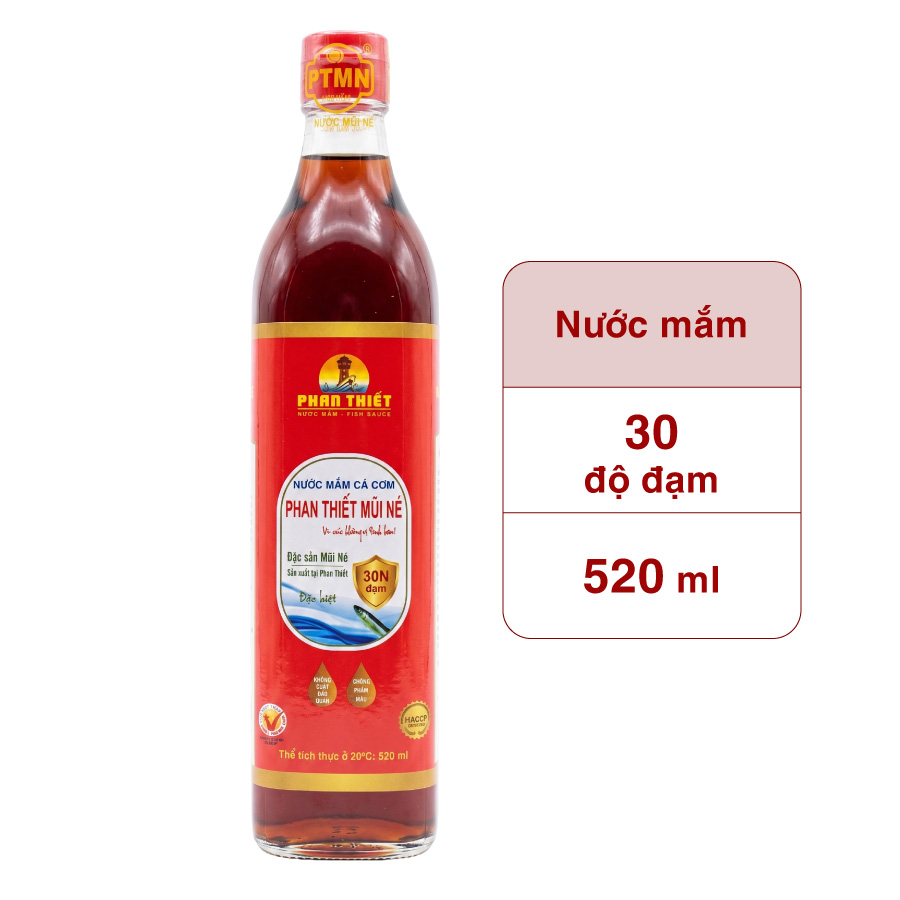 Nước mắm PTMN 30N 520ml TT đỏ