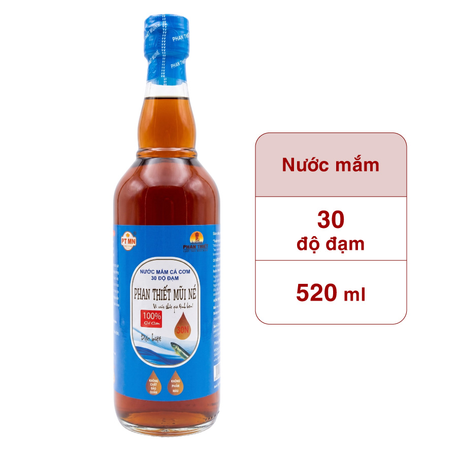 Nước mắm PTMN 30N 520ml TT xanh