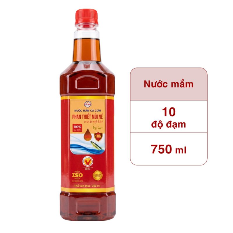 Nước mắm cá cơm PTMN 10N 750ml PE