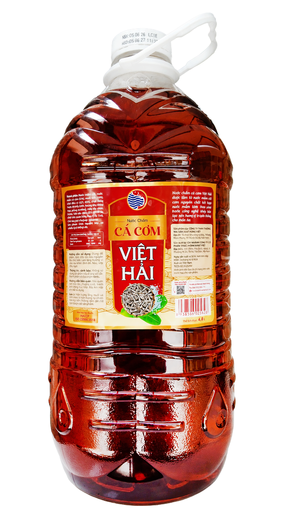 Nước chấm cá cơm Việt Hải - 4,8L
