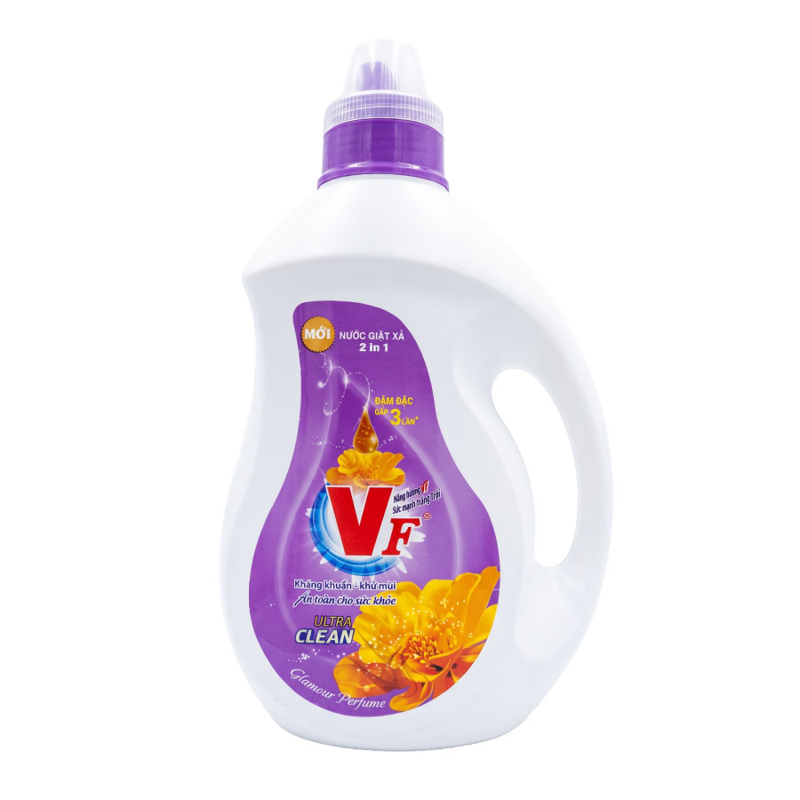 Nước giặt xả VF can tím 2kg