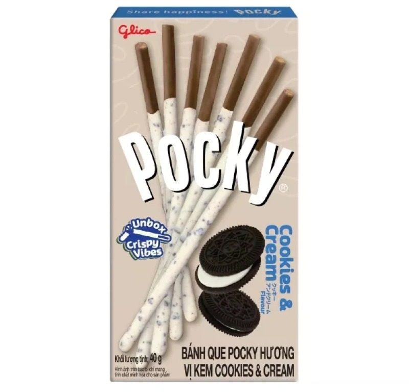 Bánh Pocky Kem Cookies & Cream 40g