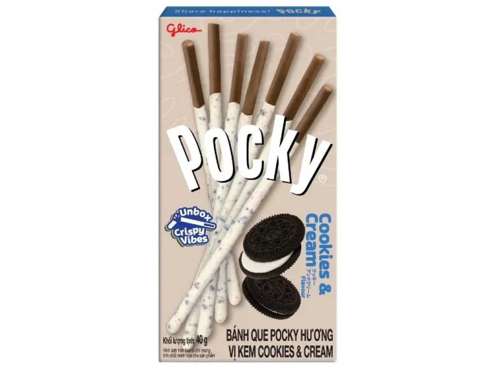 Bánh Pocky Kem Cookies & Cream 40g