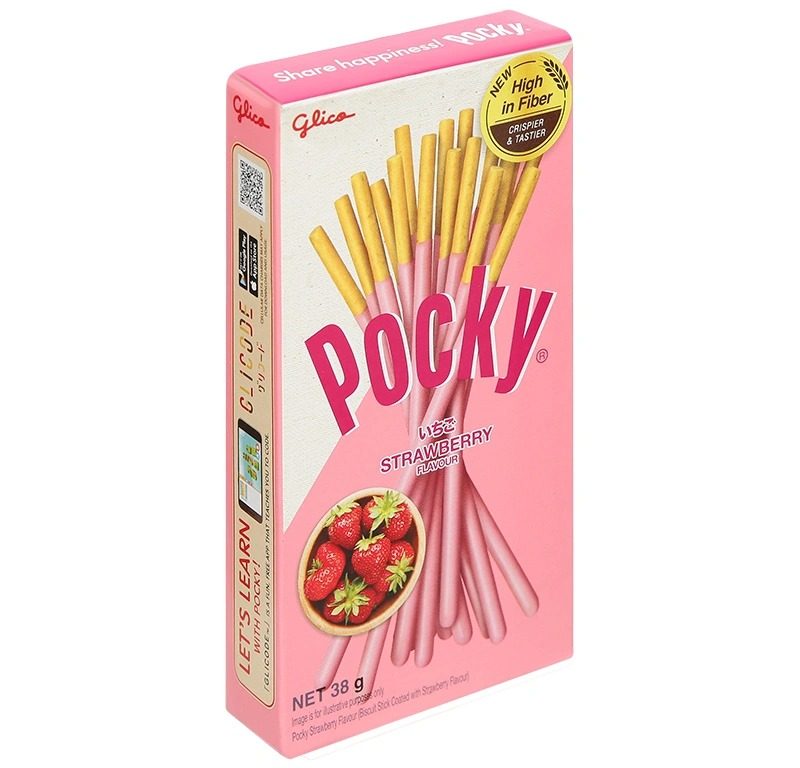 Bánh Pocky Kem Dâu 38g