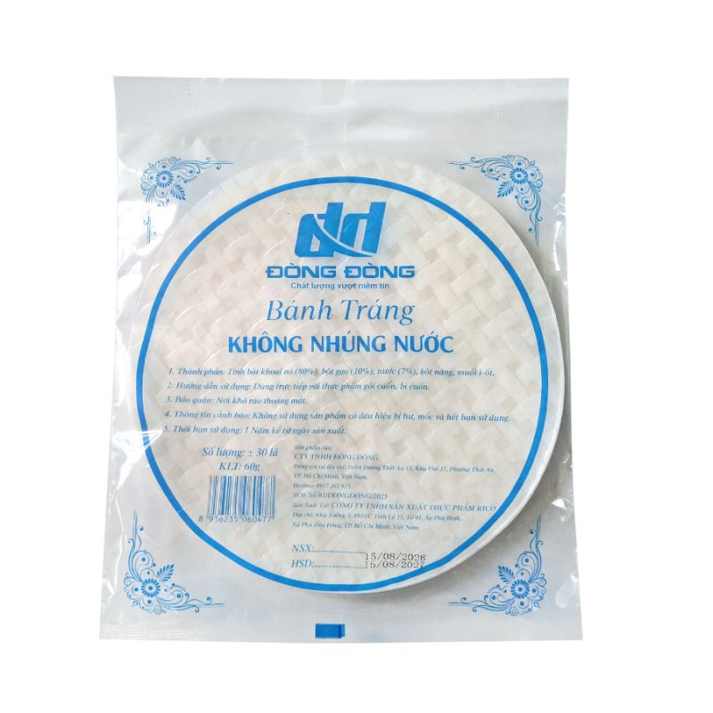 Bánh Tráng Đòng Đòng tròn nhỏ 30 lá