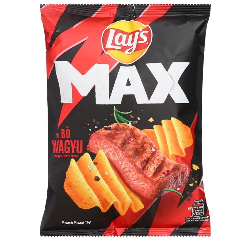 Bánh snack Lay's Max vị bò Wagyu 42g