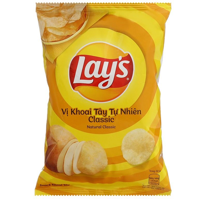 Bánh snack Lay's vị khoai tây tự nhiên 29g