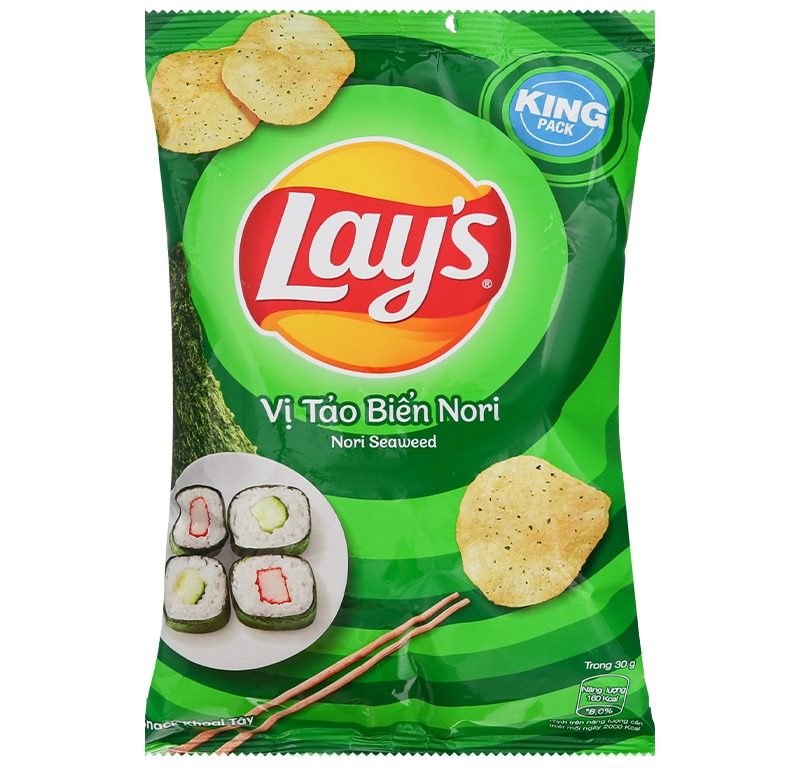 Bánh snack Lay's vị tảo biển Nori 50g