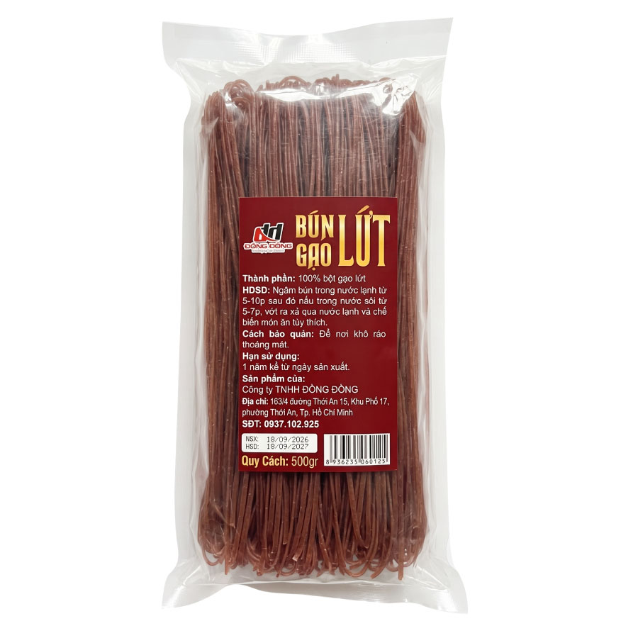 Bún gạo lứt Đòng Đòng 500g