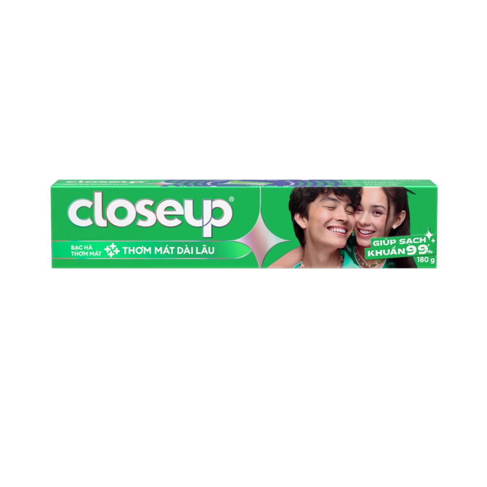 Kem Đánh Răng CLOSEUP Bạc Hà Thơm Mát 180g