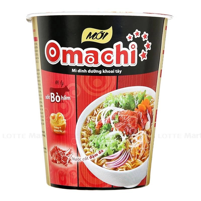 Mì dinh dưỡng khoai tây omachi xốt bò hầm 75g