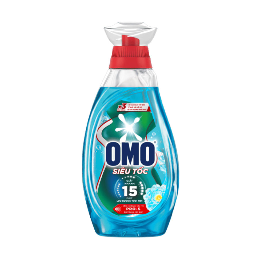 Nước Giặt OMO Siêu Tốc Lưu Hương Tươi Mới 1.2Kg
