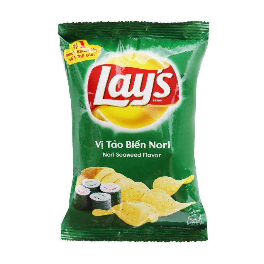 Bánh snack Lay's vị tảo biển Nori 29g