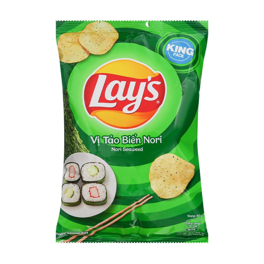 Bánh snack Lay's vị tảo biển Nori 50g