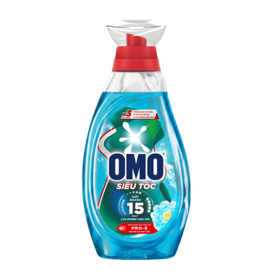 Nước Giặt OMO Siêu Tốc Lưu Hương Tươi Mới 1.2Kg