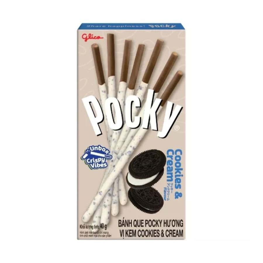 Bánh Pocky Kem Cookies & Cream 40g